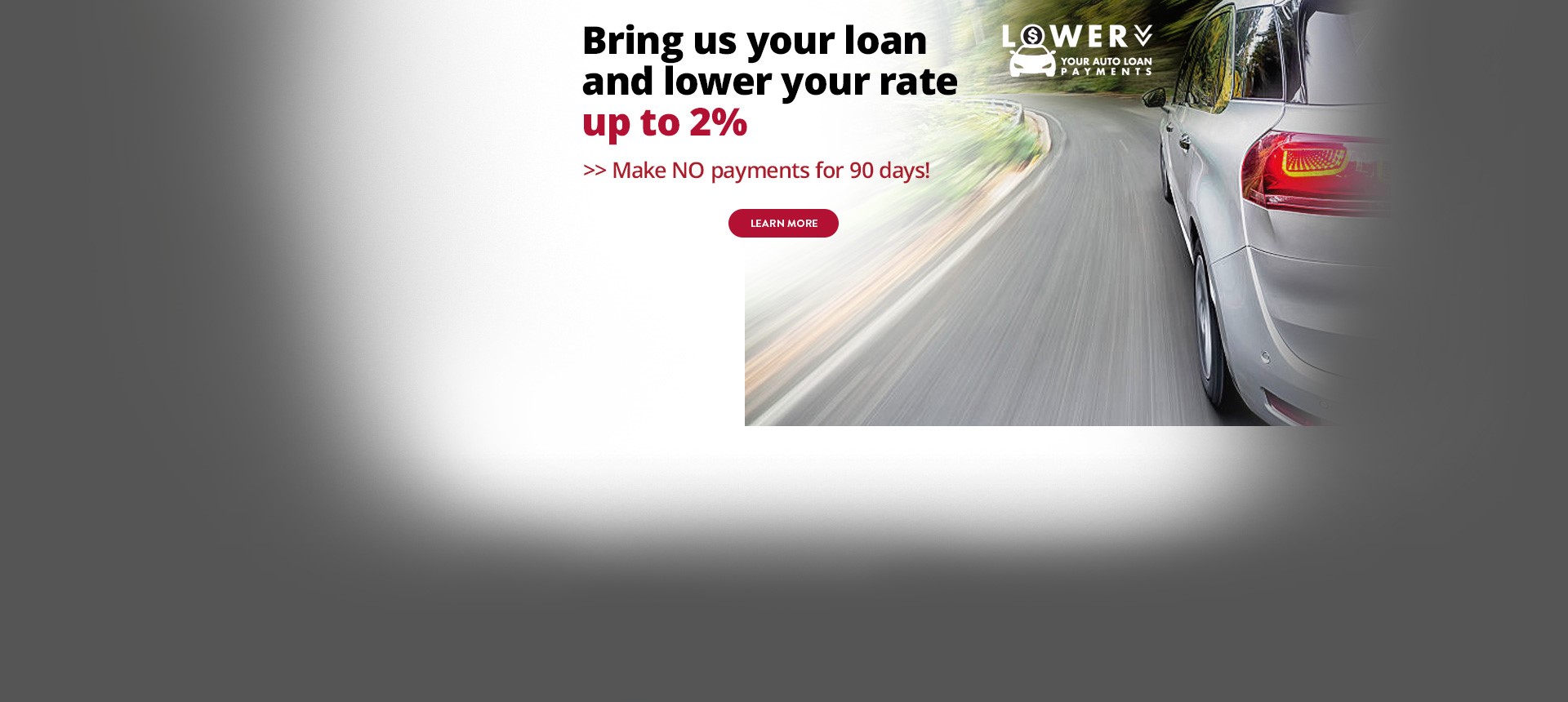 Lower your auto loan rate by 2% - now through 12/31/22!