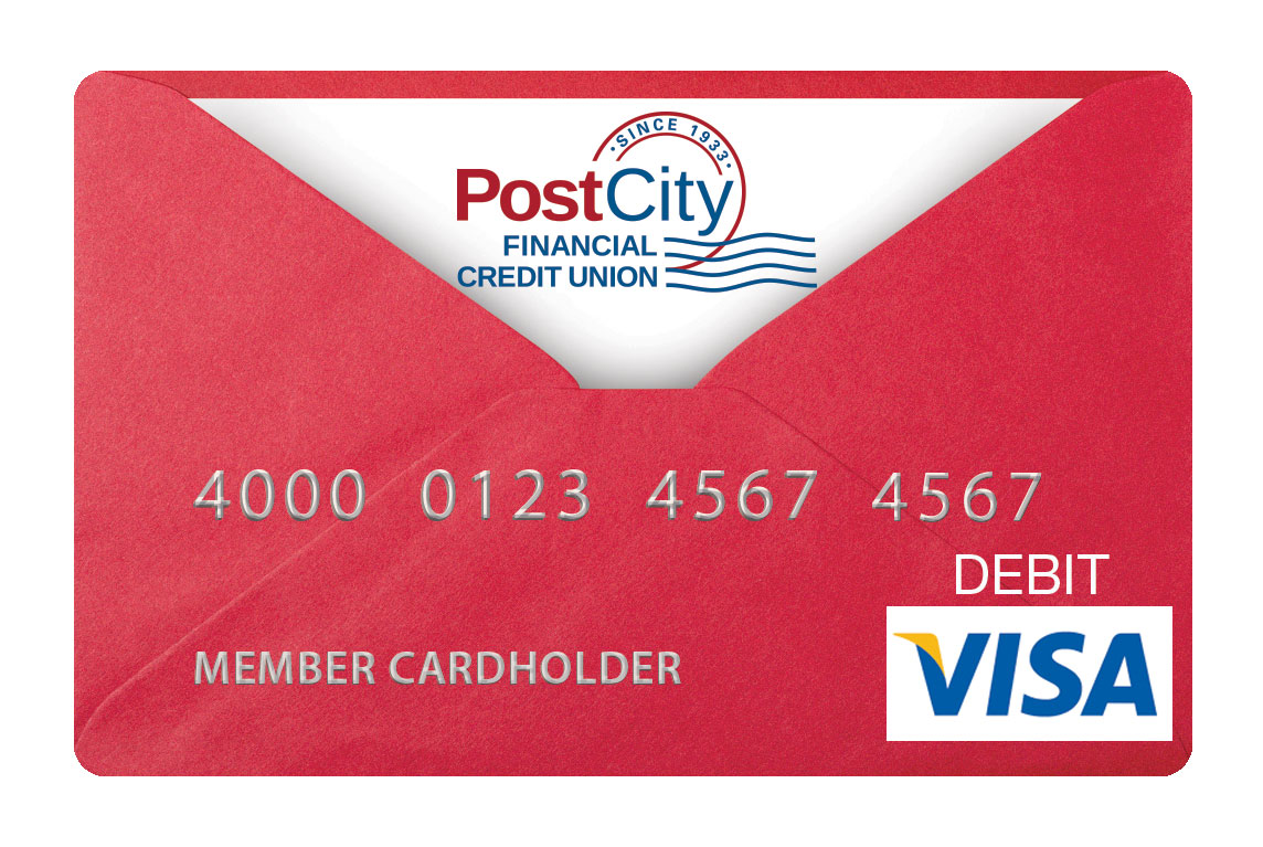Red Debit Card