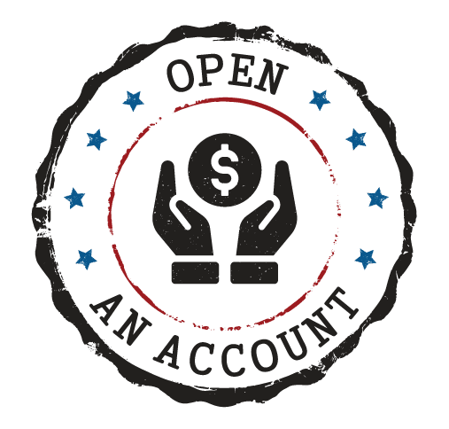 Open An Account stamp