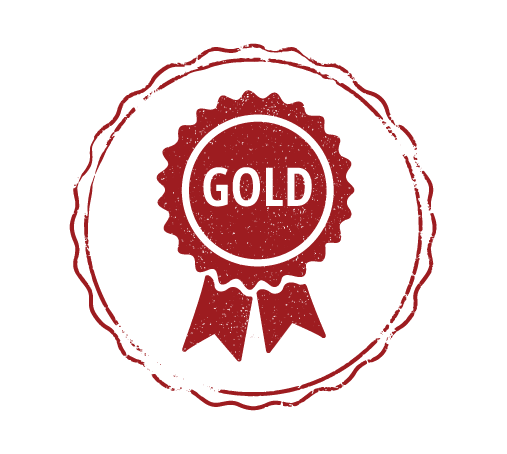 Gold certificate stamp