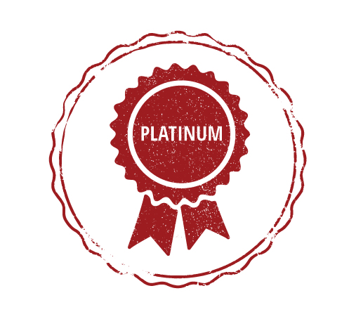Platinum certificate stamp